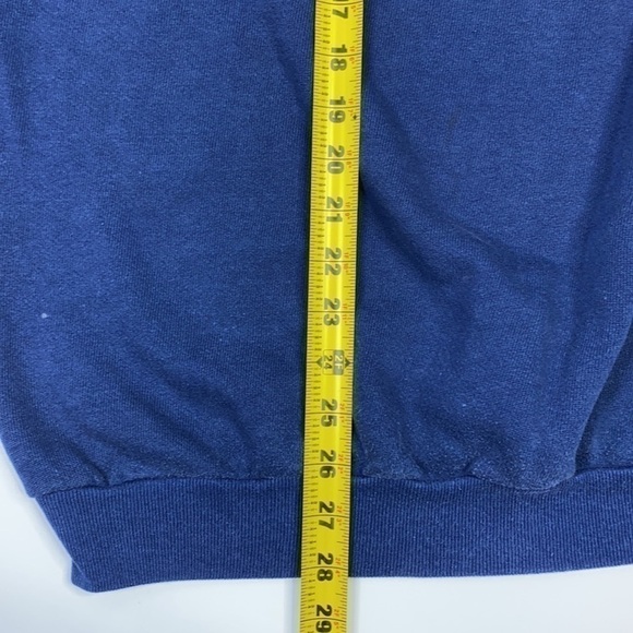 Tultex Vintage Navy Blue Raglan Sleeve Crew Neck Sweatshirt XXLT - Picture 4 of 9